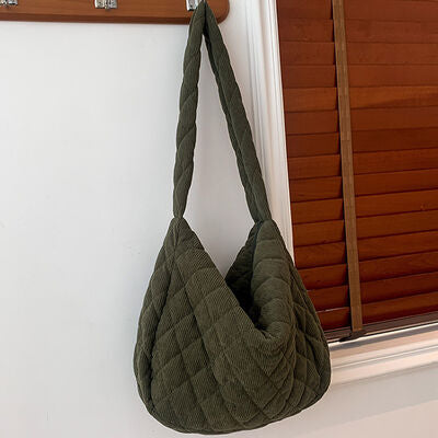 Corduroy Medium Shoulder Bag