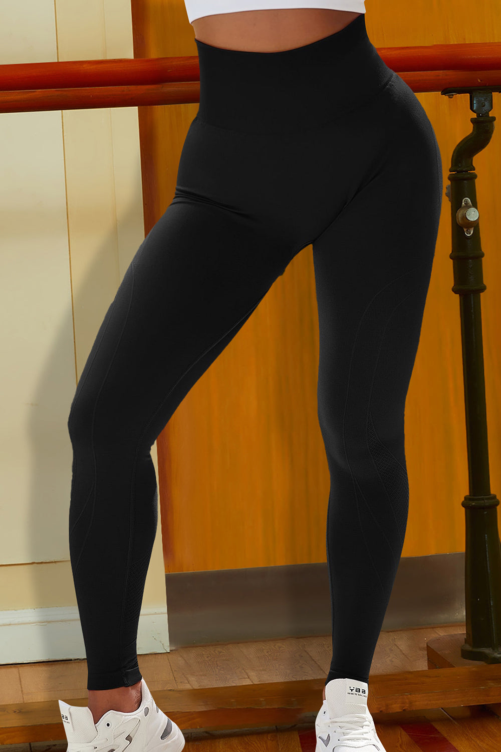 Wide Waistband Sports Leggings