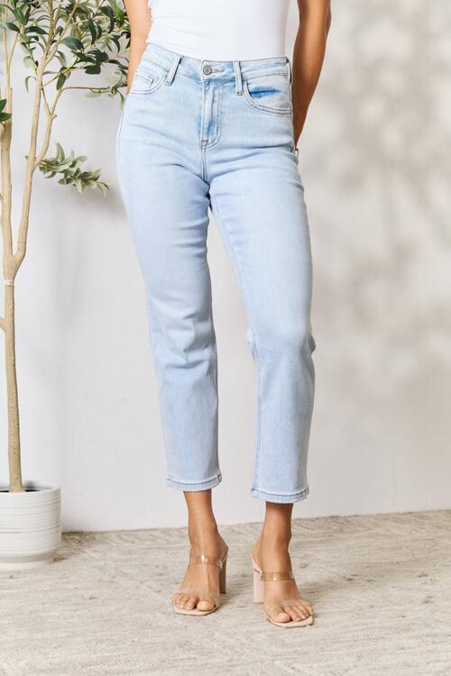 Utopia Full Size High Waist Straight Jeans