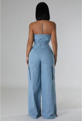 Eclipse Denim Jumpsuit