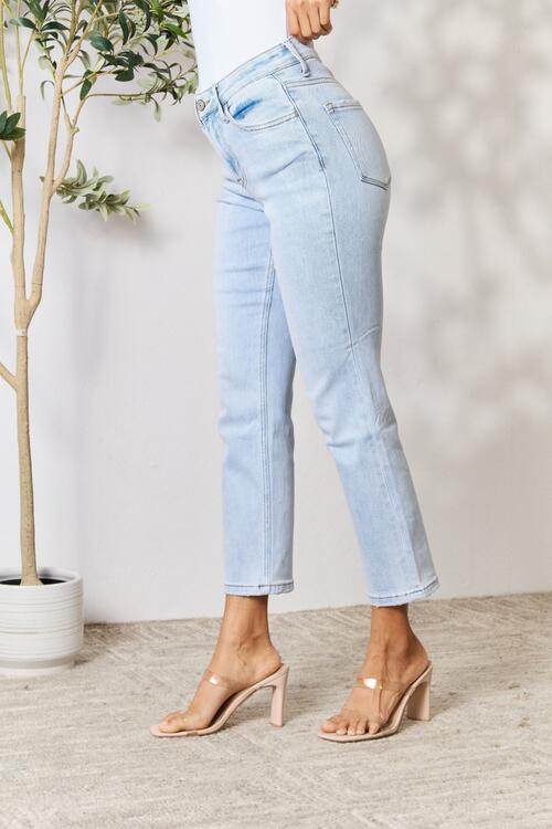 Utopia Full Size High Waist Straight Jeans