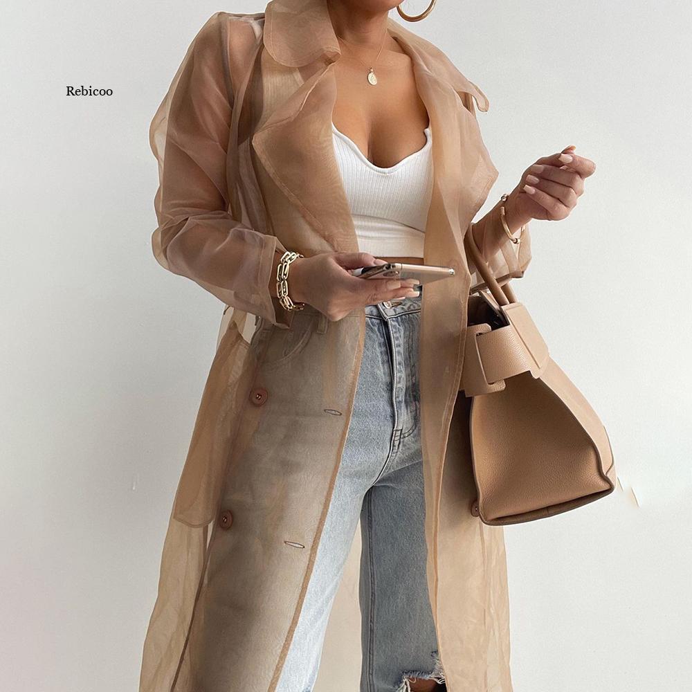 Radiant See Through Mesh Coat