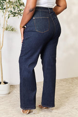 Full Size High Waist Wide Leg Jeans