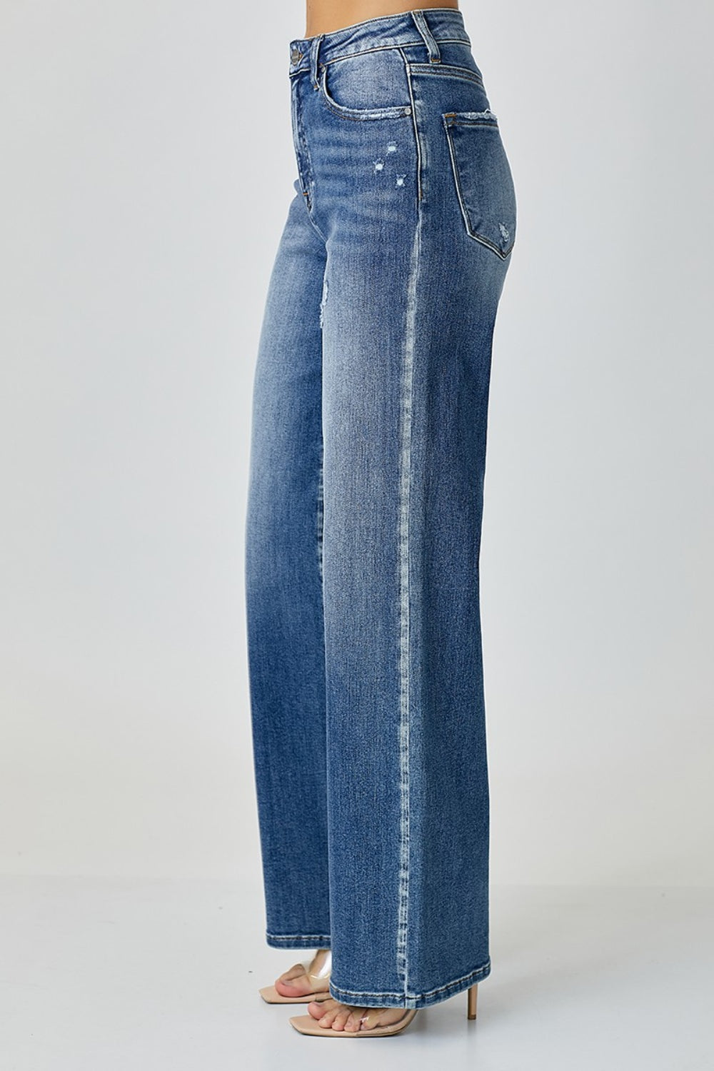 High Waist Wide Leg Jeans