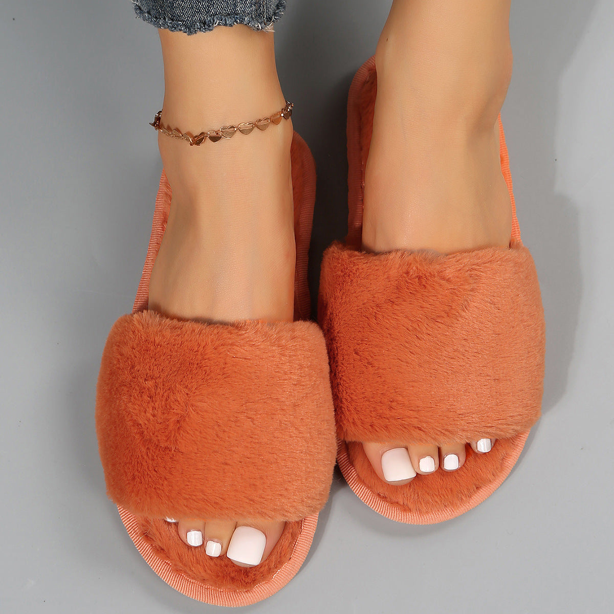 Plush Cotton Slippers