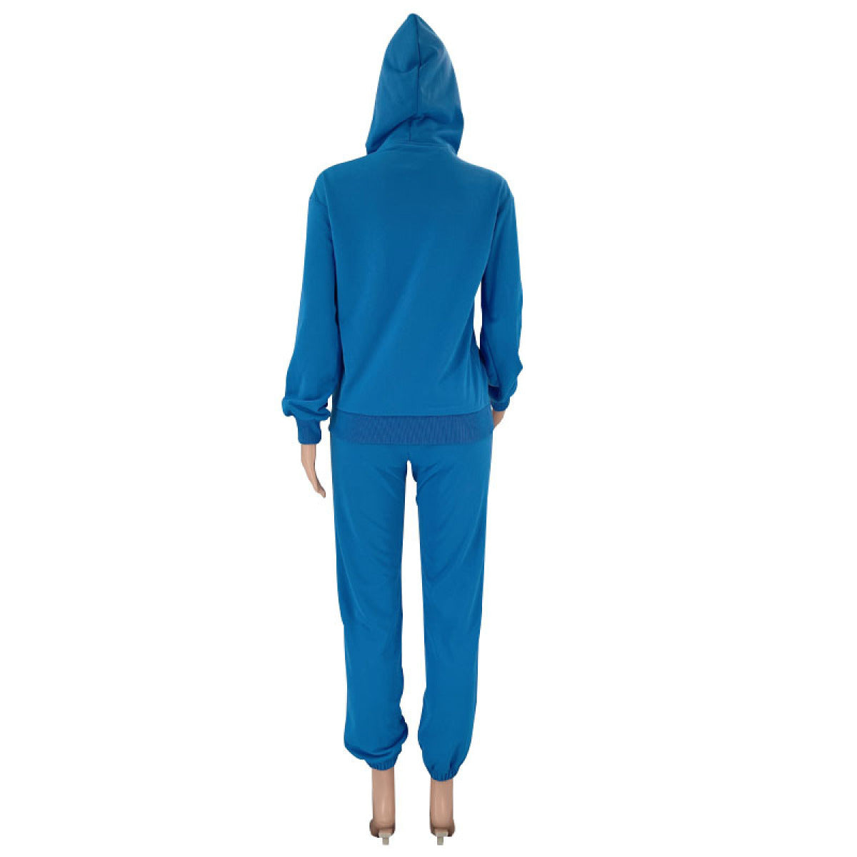 Pullover Long-Sleeved Hoodie & Tie Pocket Pants Sets