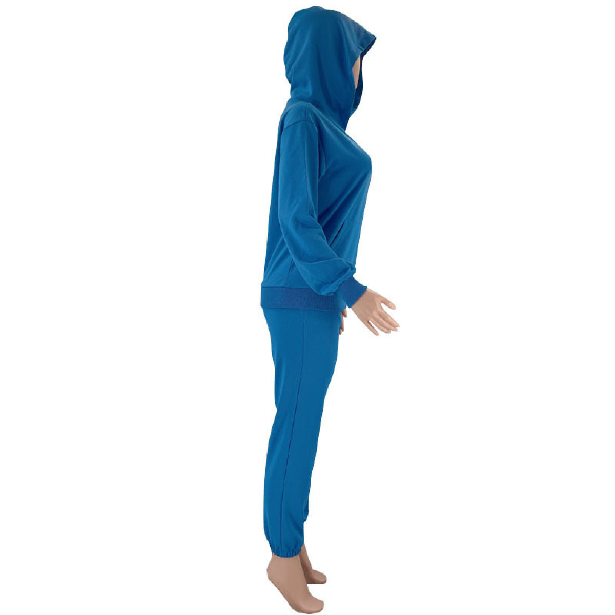 Pullover Long-Sleeved Hoodie & Tie Pocket Pants Sets