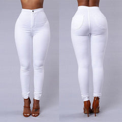 High Waist Stretchy Skinny Pants