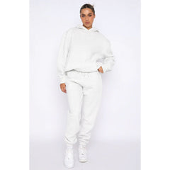 Pullover Long-Sleeved Hoodie & Tie Pocket Pants Sets