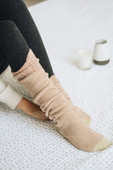 Knee High Knitted Lounge Socks