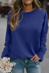 Round Neck Long Sleeve Sweatshirt