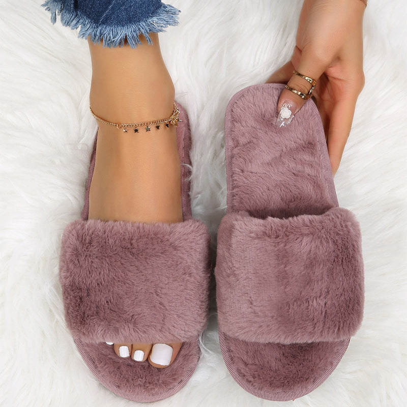 Plush Cotton Slippers