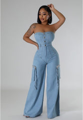 Eclipse Denim Jumpsuit