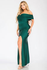 Dinah off shoulder party maxi dress