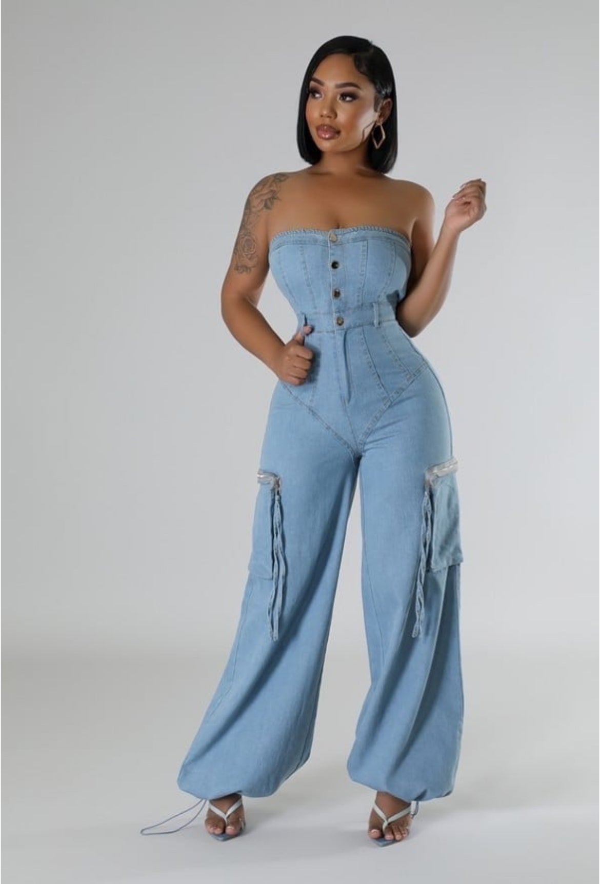 Eclipse Denim Jumpsuit