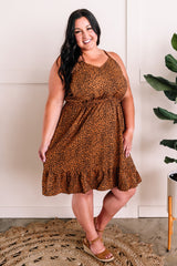 Leopard Print Dress In Copper Harbor 11.22