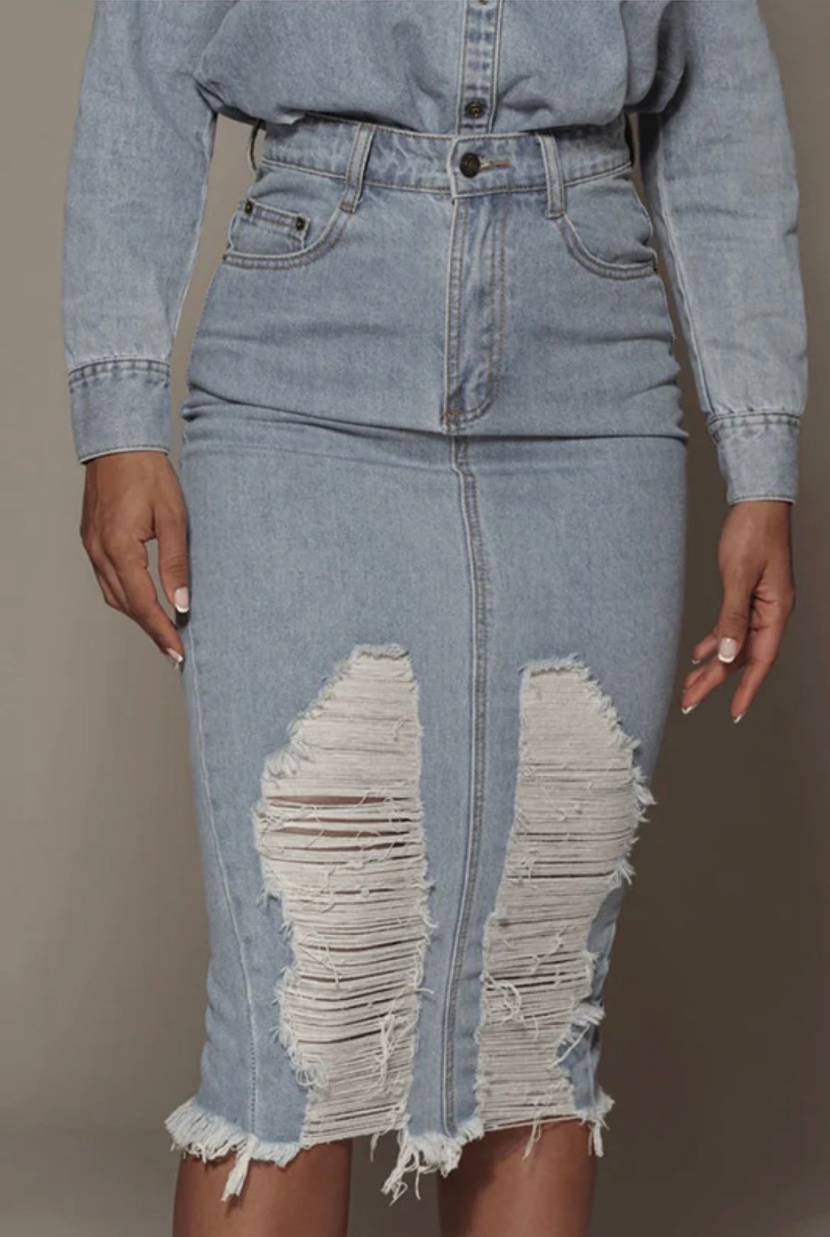 Cool Energy Denim Skirt