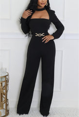 Heather Cutout Jumpsuit