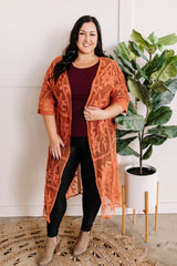 Lace Kimono In Autumnn Sunset