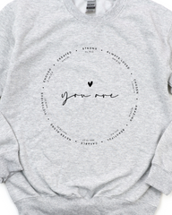 YOU ARE POSITIVE VIBES SWEATSHIRT