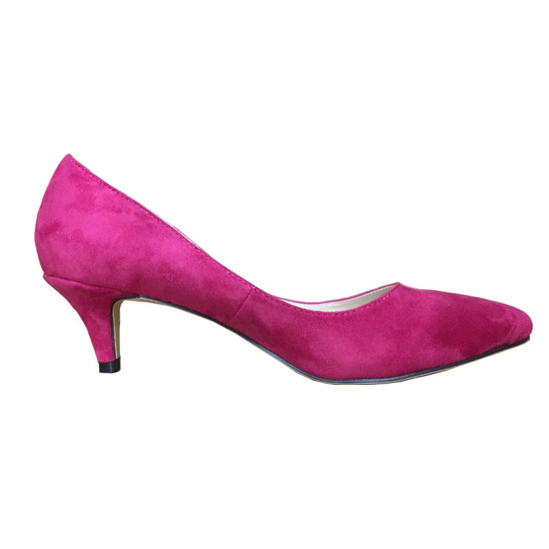 Pointed Low-cut Stiletto Heel Women's Thin Shoes