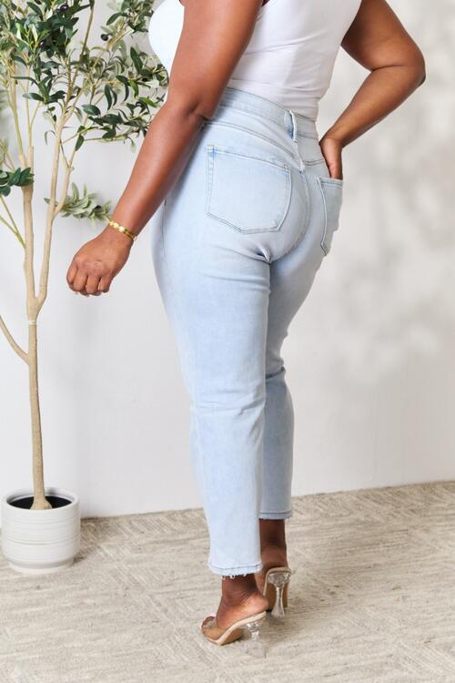 Utopia Full Size High Waist Straight Jeans