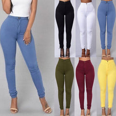 High Waist Stretchy Skinny Pants