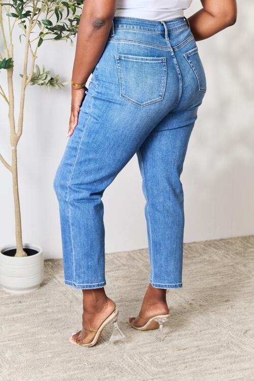 Utopia Full Size High Waist Straight Jeans