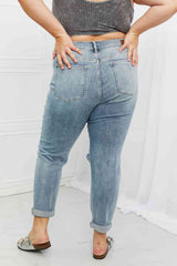 Malia Full Size Mid Rise Boyfriend Jeans