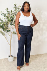 Full Size High Waist Wide Leg Jeans