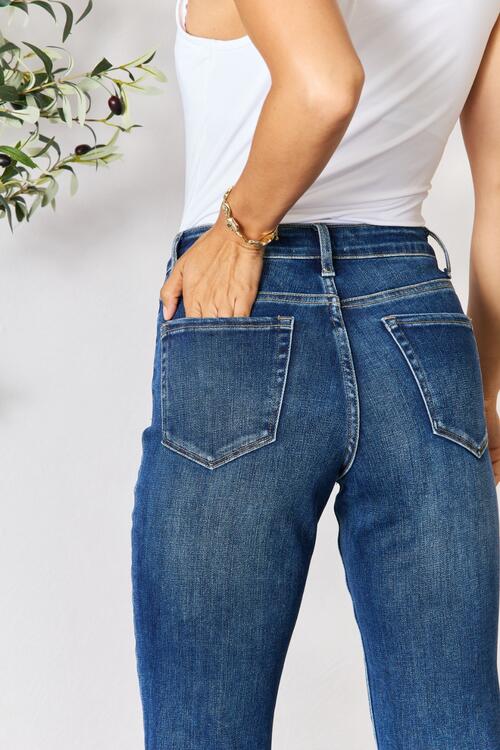 Cropped Straight Jeans