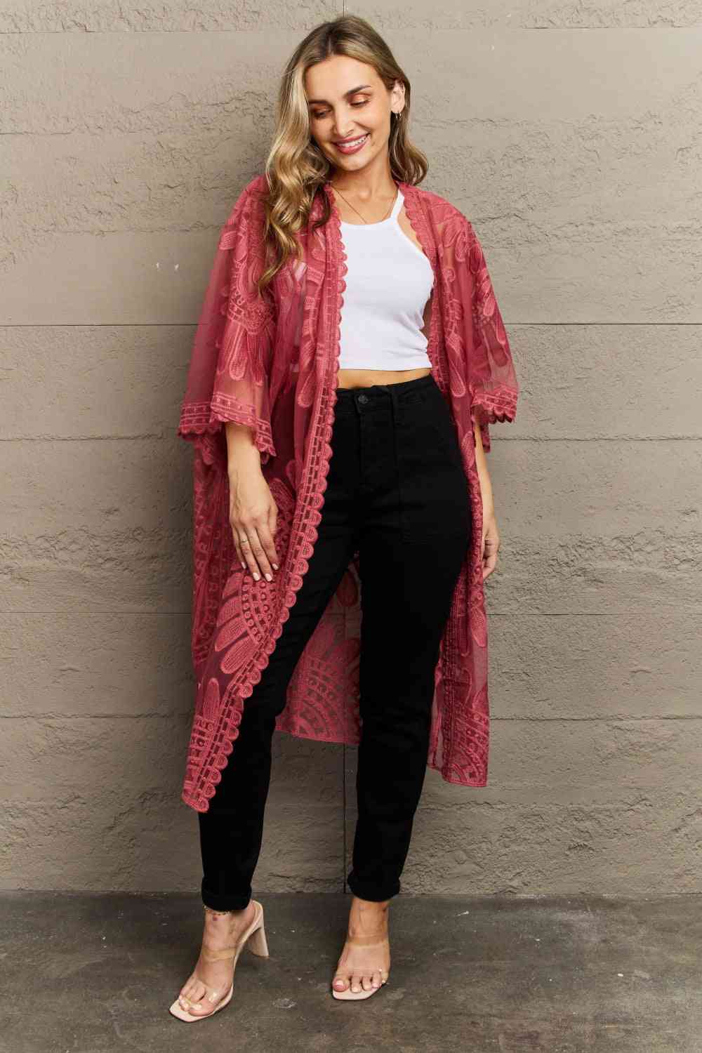 Legacy Lace Duster Kimono