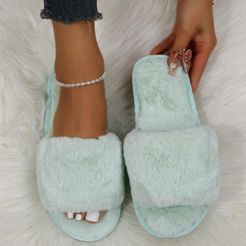 Plush Cotton Slippers