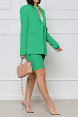 Baddie Blazer and Shorts Set