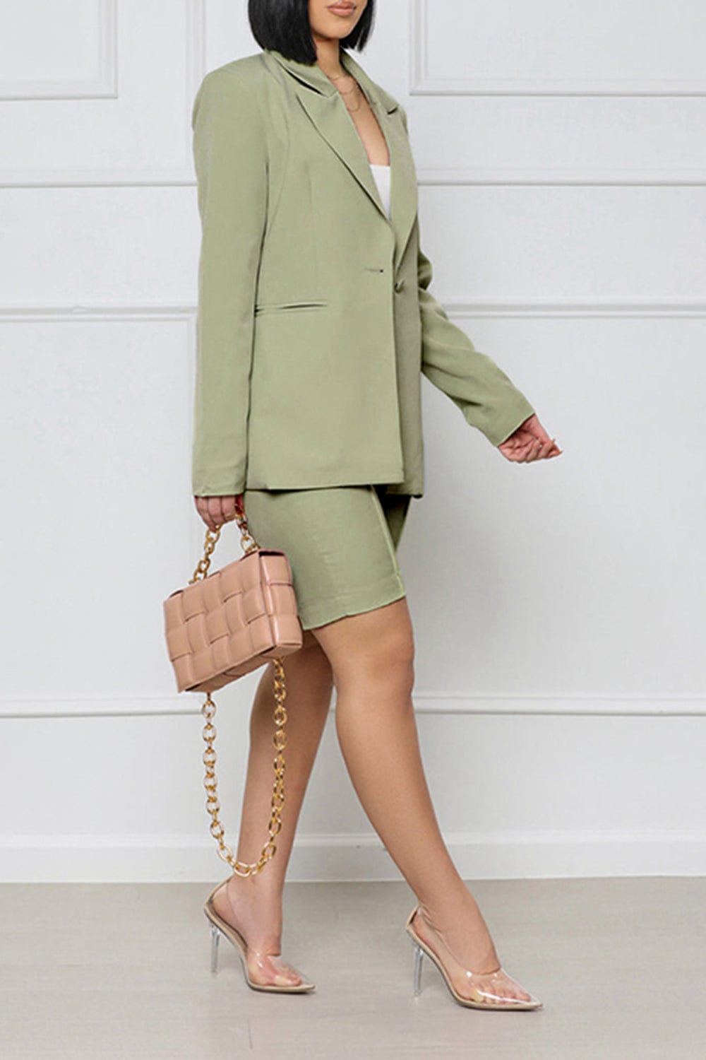 Baddie Blazer and Shorts Set