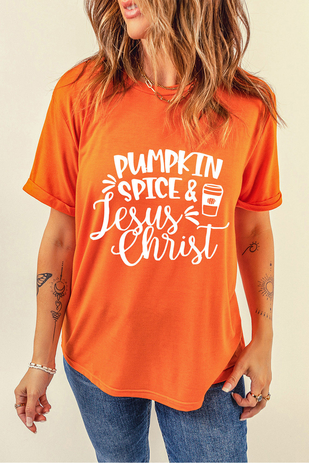 PUMPKIN SPICE & JESUS CHRIST T-Shirt