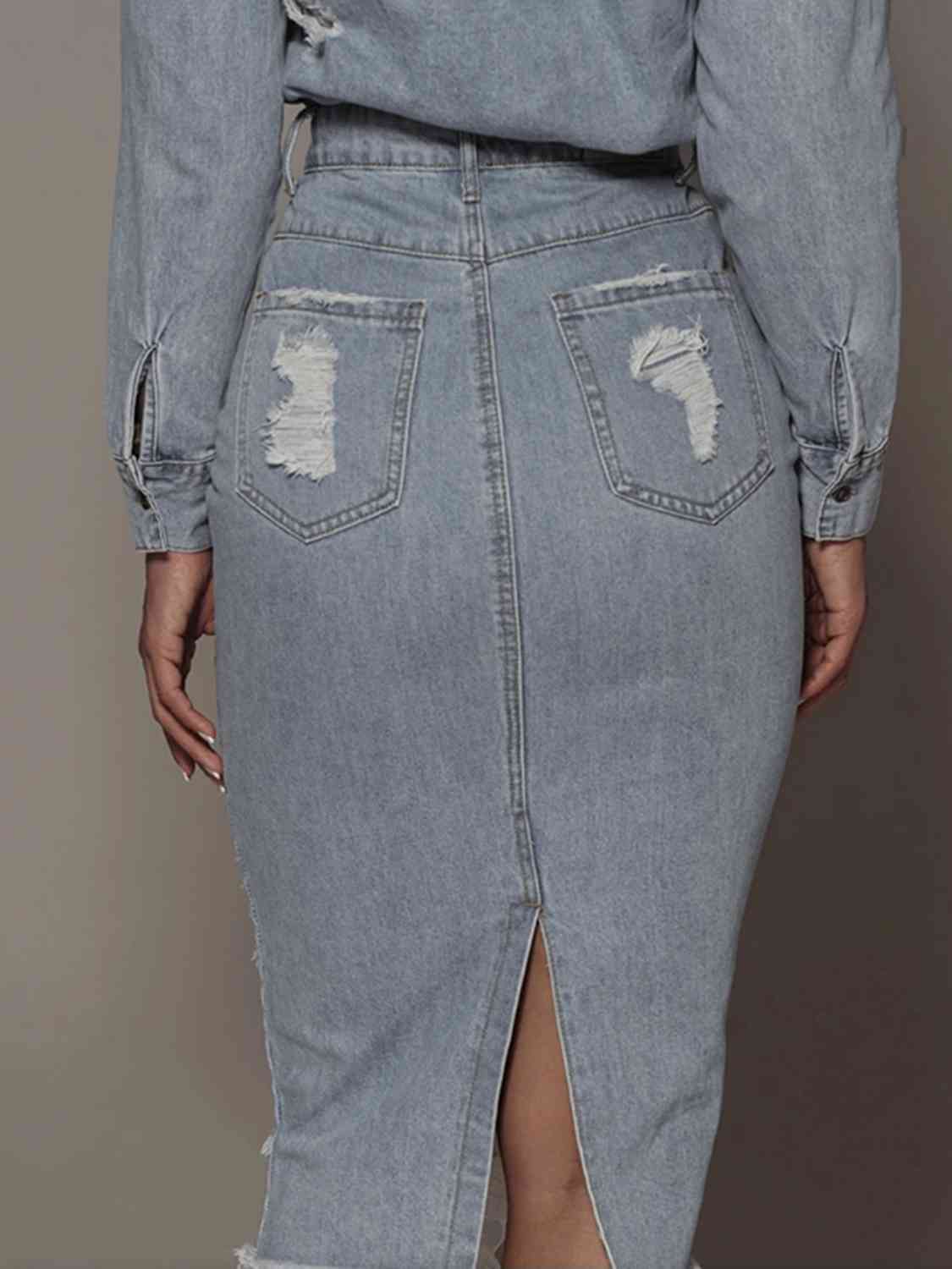 Cool Energy Denim Skirt