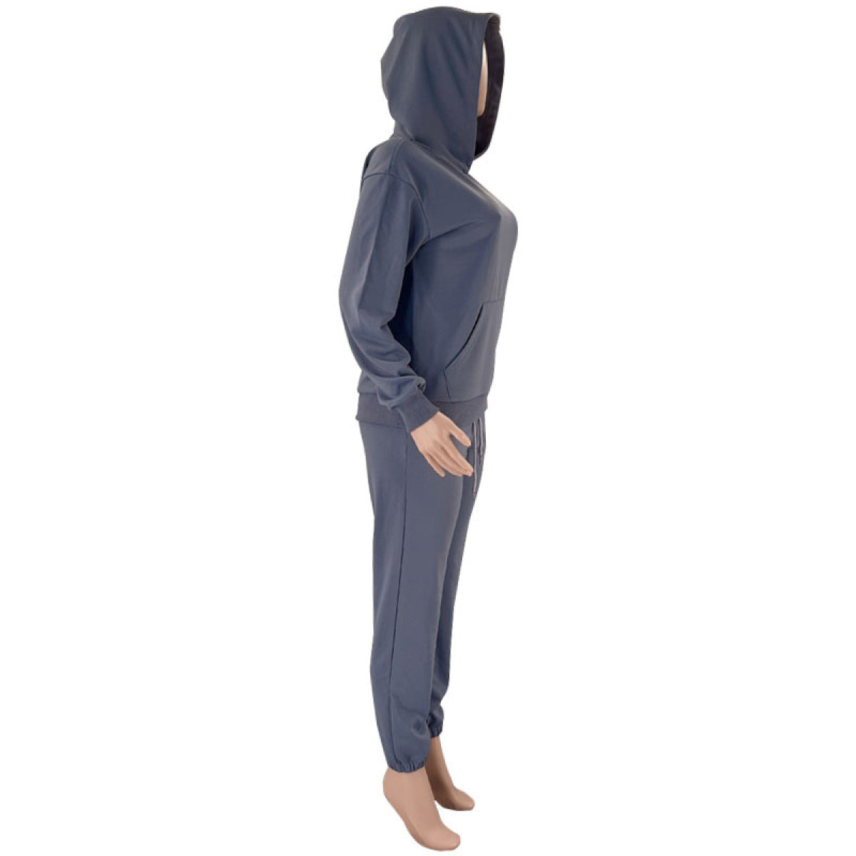 Pullover Long-Sleeved Hoodie & Tie Pocket Pants Sets