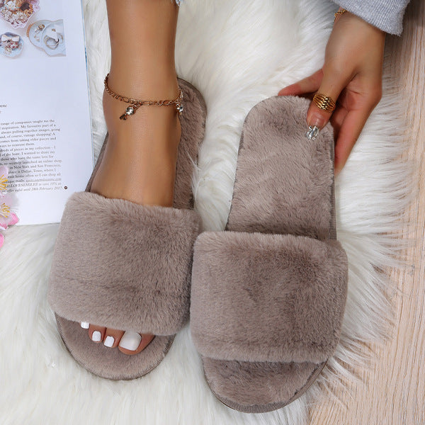 Plush Cotton Slippers