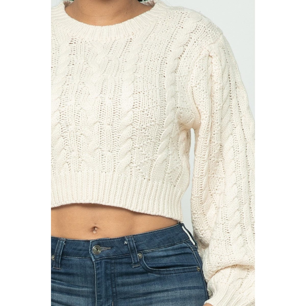 Cable Pullover Top