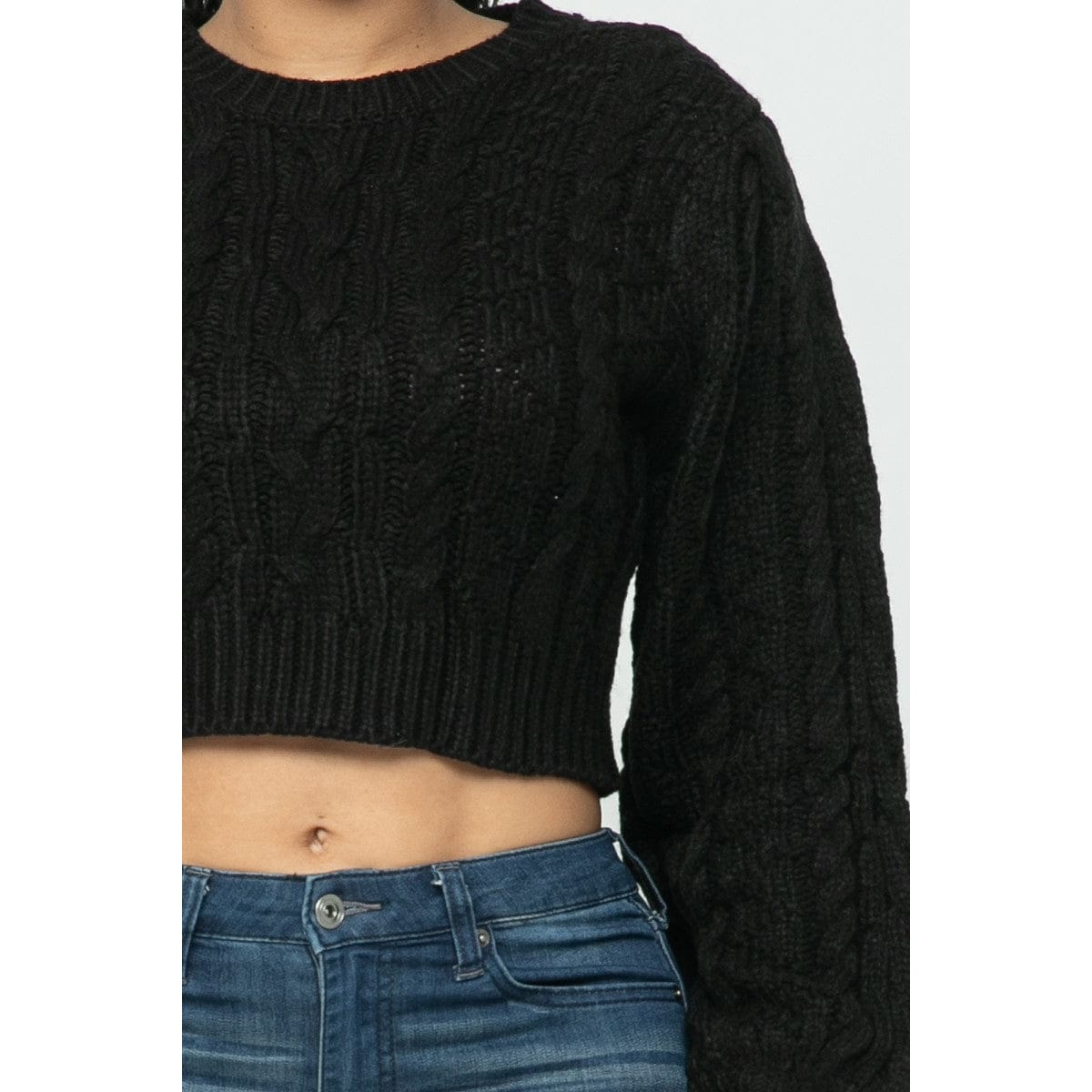 Cable Pullover Top