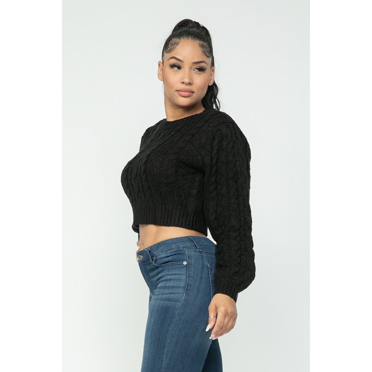 Cable Pullover Top