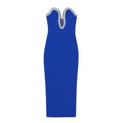 High Waist Slimming Sheath Bandage Dress