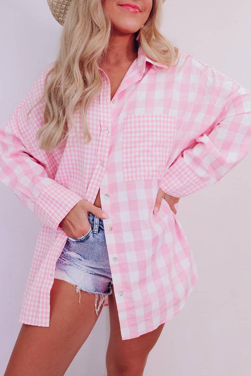 Little Miss Checker Long Sleeve Shirt