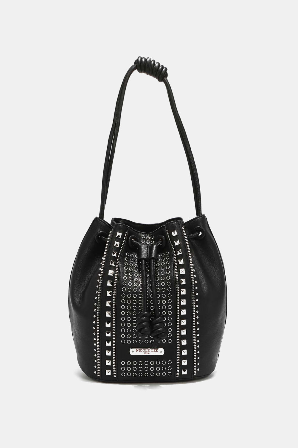 Amy Studded Bucket Bag