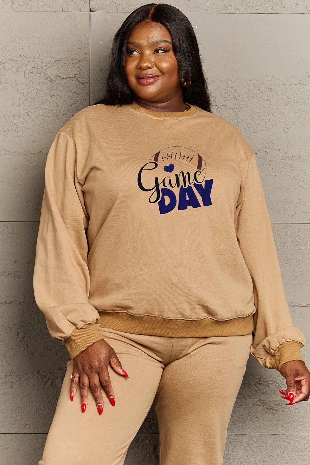 Drop Shoulder Graphic Sweatshirt