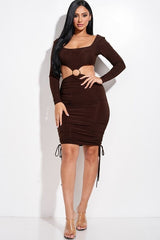 Daydreaming O Dress in Chocolate