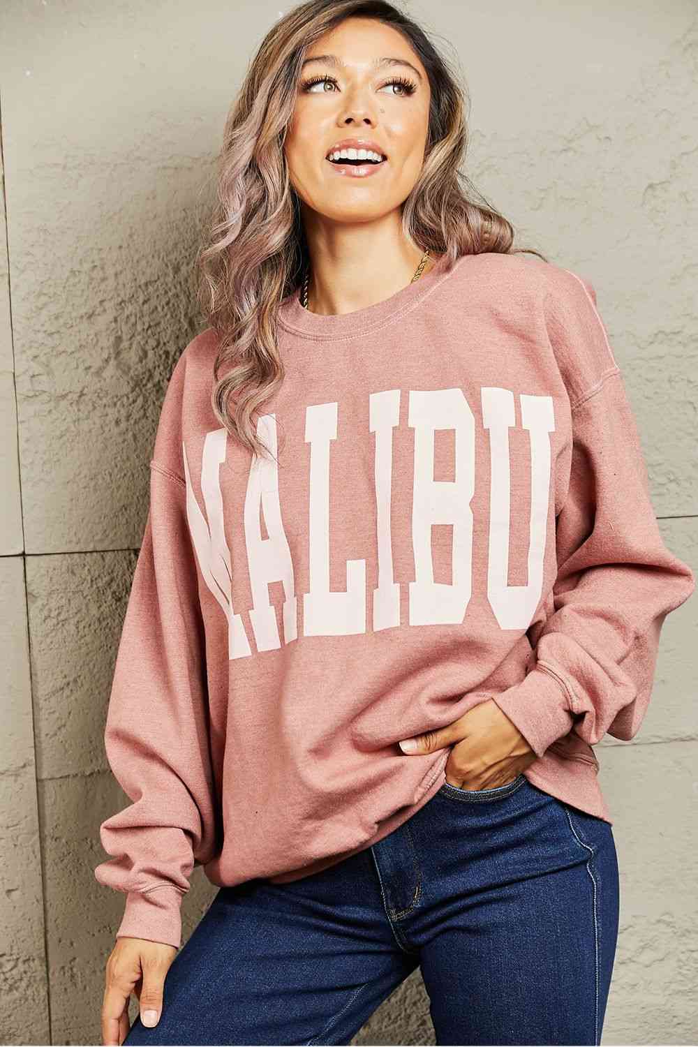 “Malibu" Oversized Crewneck Sweatshirt