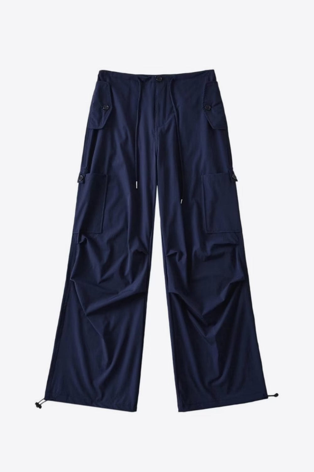 Drawstring Waist Joggers with Pockets