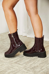 May She Rise Side Zip Platform Boots